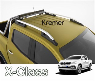Mercedes X Class Tavan Çıtası (X Class Tavan Rayı Siyah ve Gri)