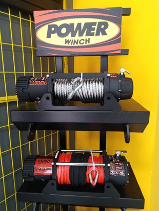Power Winch 13000 lb Sentetik & Çelik Halatlı Off-Road 4x4 Elektrikli Vinç