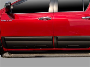 Toyota Hilux Yan Kapı Kaplama Seti Safari 2016-2020 ABS Plastik