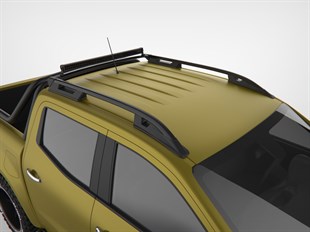 Toyota Hilux Tavan Çıtası Tavan Rayı (2 Parça Siyah Gri)